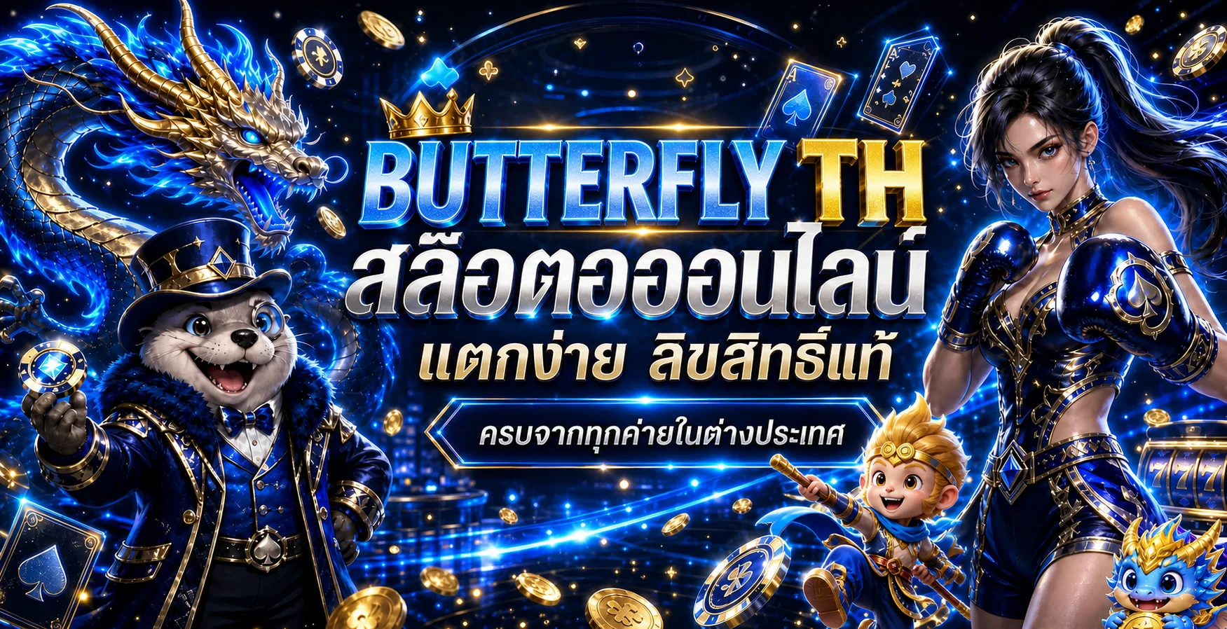 Butterfly TH คาสิโนออนไลน์และเกมจากหลายค่าย